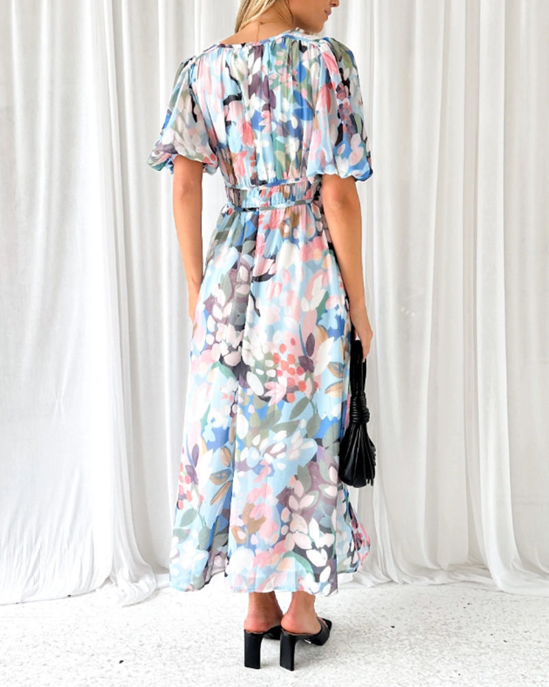 Itziar | Vestido maxi floral