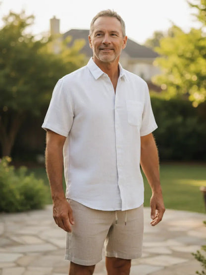 Enrique | Camiseta de lino de elegancia natural