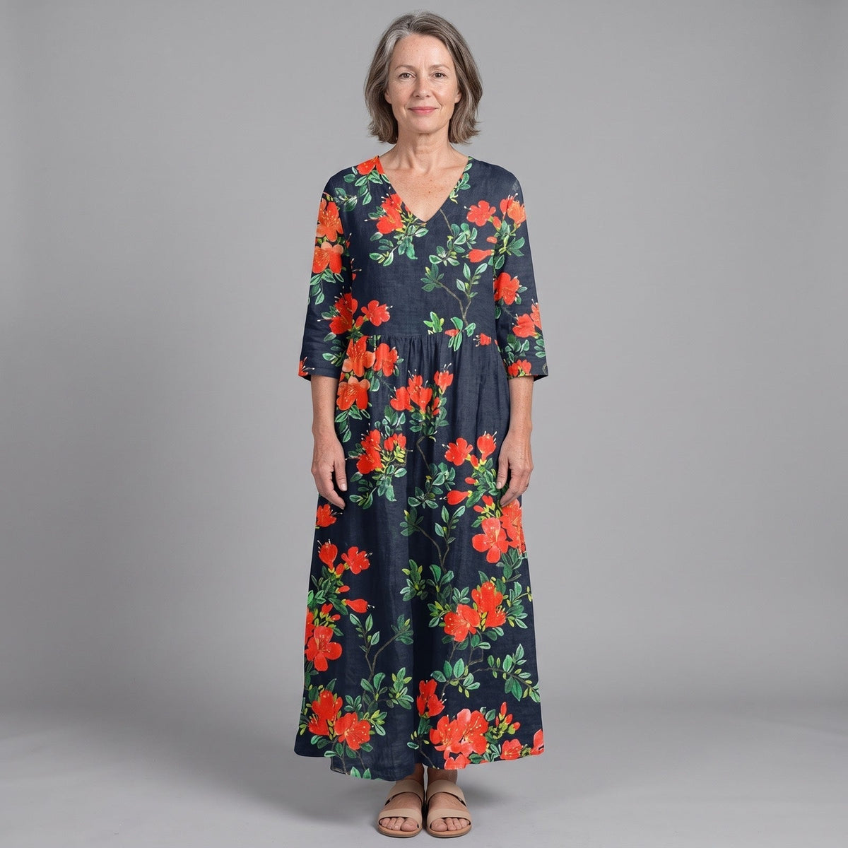 Estrella | Vestido midi floral de verano