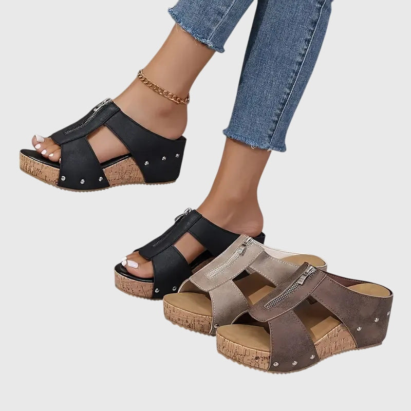 Aintzira | Sandalias Ortopédicas de Cuña