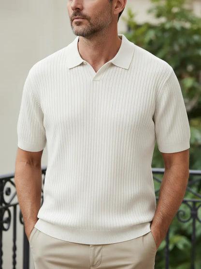 Joaquín | Polo de punto de canalé
