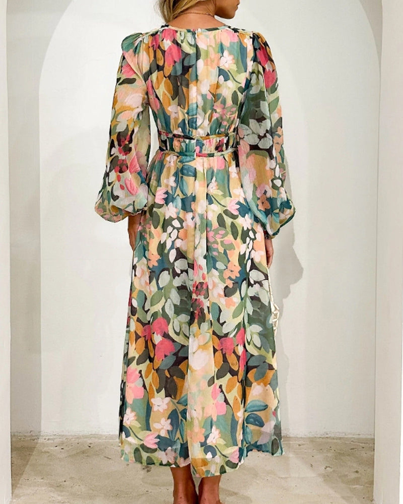 Itziar | Vestido maxi floral