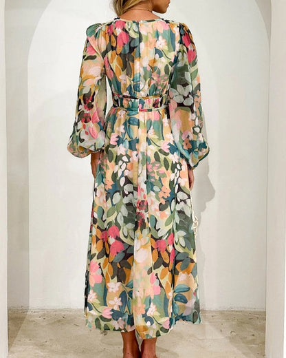 Itziar | Vestido maxi floral