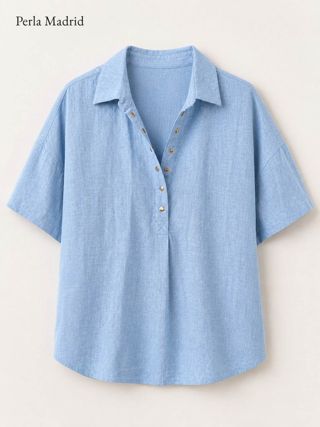 Celia | Blusa con cuello y botones