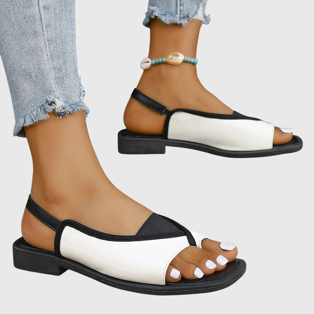 Aitana | Sandalias ortopédicas de puntera cuadrada