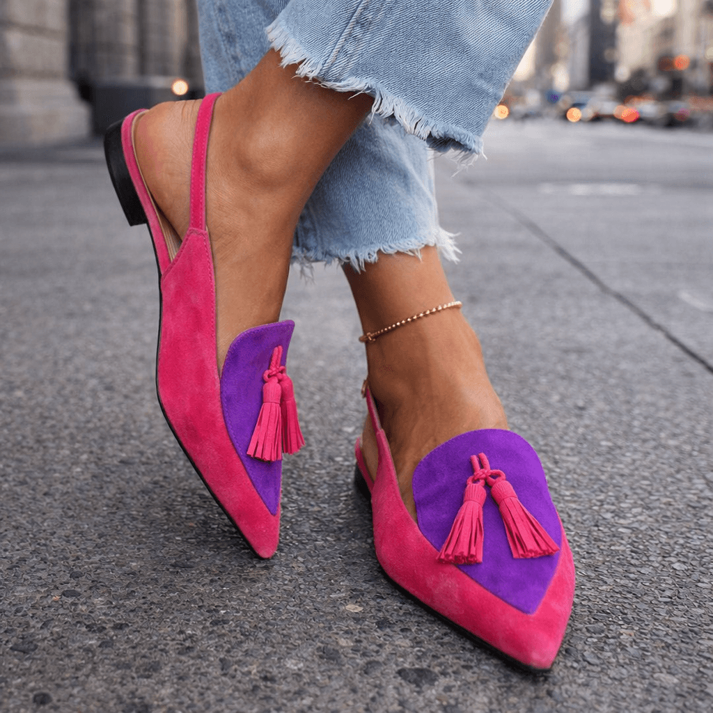 Desideria | Sandalias de tiras con borlas