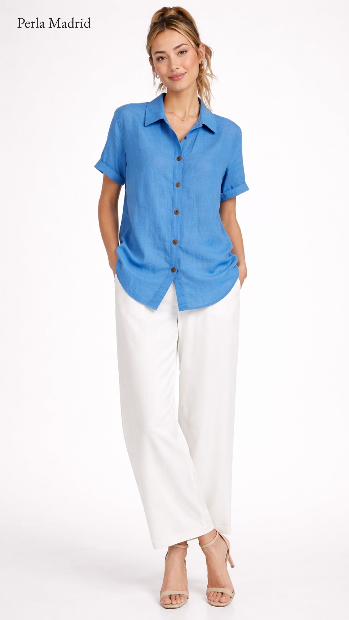 Carmen | Blusa de algodón con botones