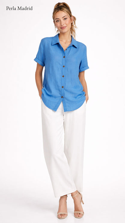 Carmen | Blusa de algodón con botones