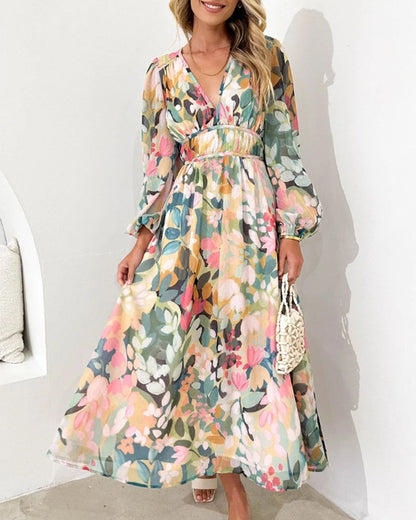 Itziar | Vestido maxi floral