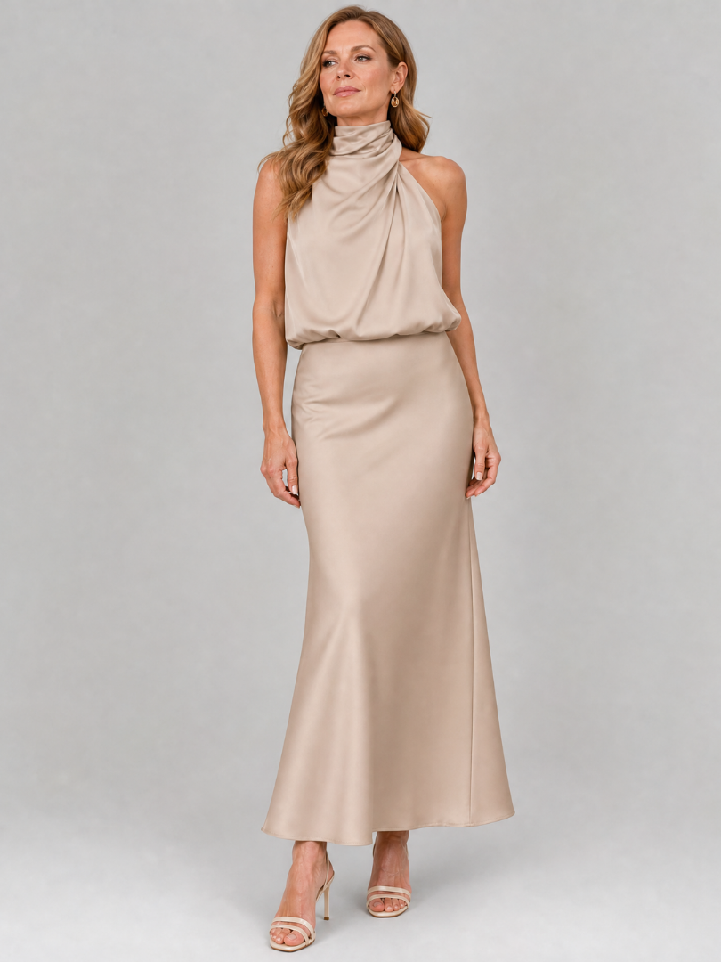 Alessandra | Vestido Midi Sin Mangas