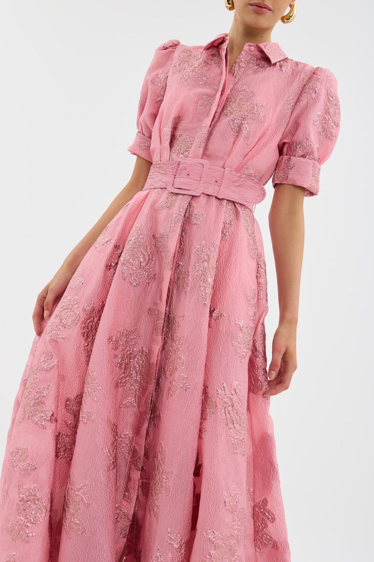 Emma | Vestido corto con mangas abullonadas