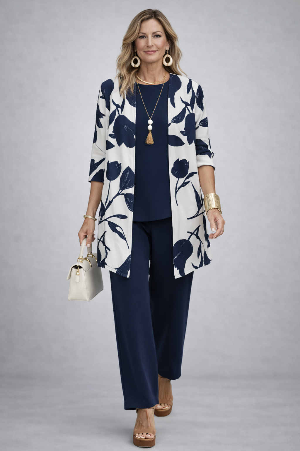Auria | Conjunto Tres Piezas Navy
