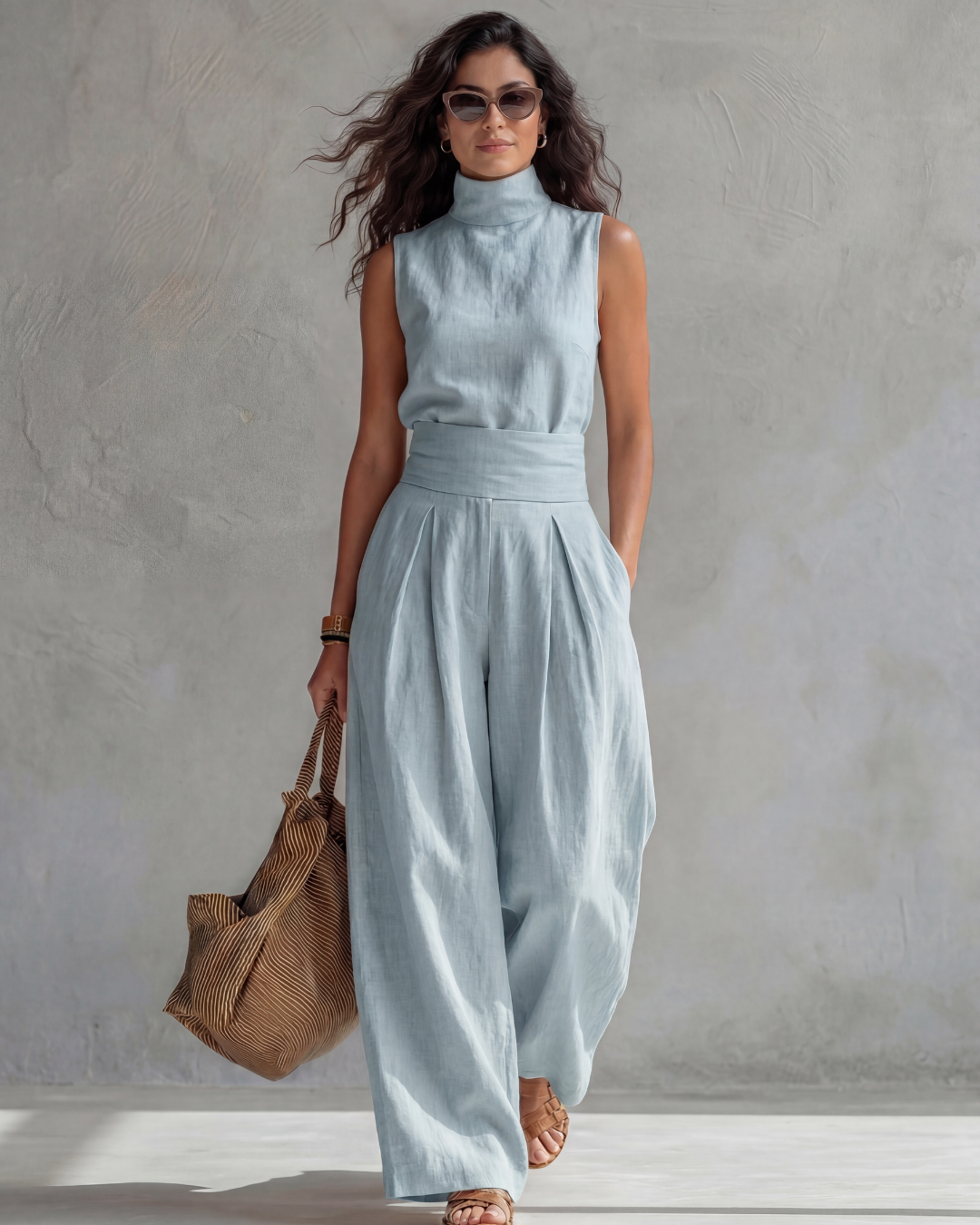 Jael | Conjunto Elegante Pantalón Ancho