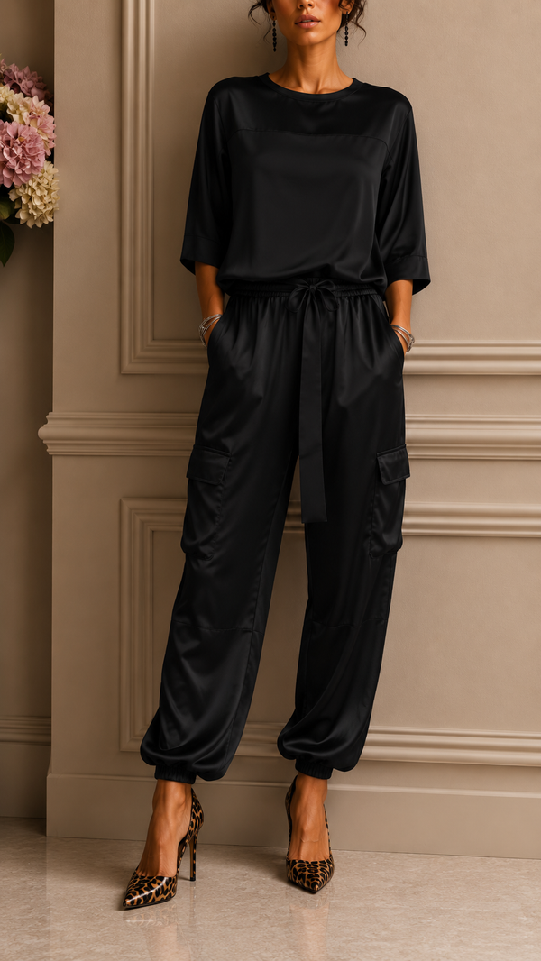Lurelle | Elegante conjunto de dos piezas con una caída fluida