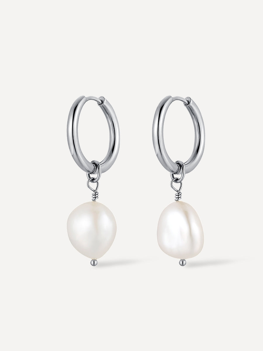 Pendientes de perlas contemporáneos