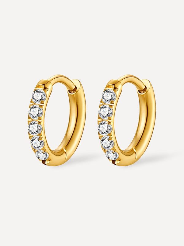 Pendientes de brillo de diamante