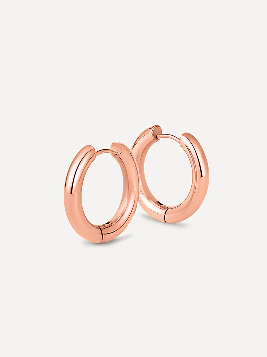 Medium Glitter Hoops 24mm