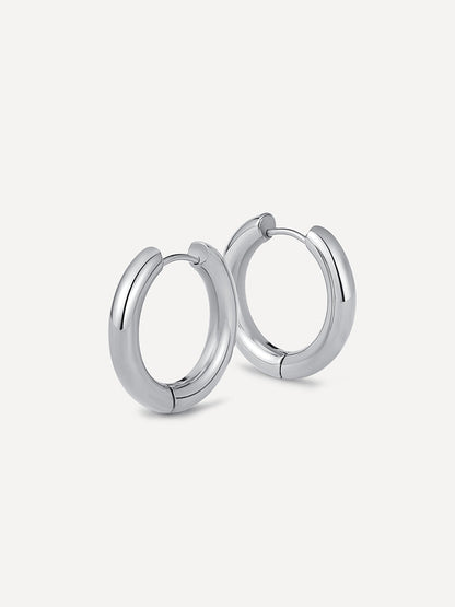 Medium Glitter Hoops 24mm