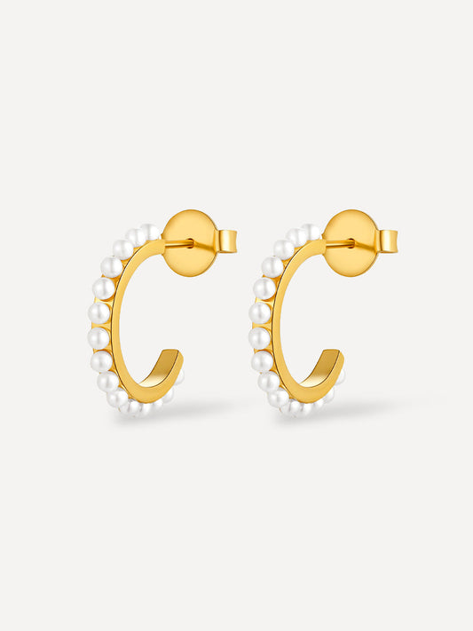 Small Calm Pearl Earrings