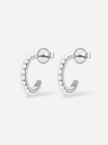 Small Calm Pearl Earrings