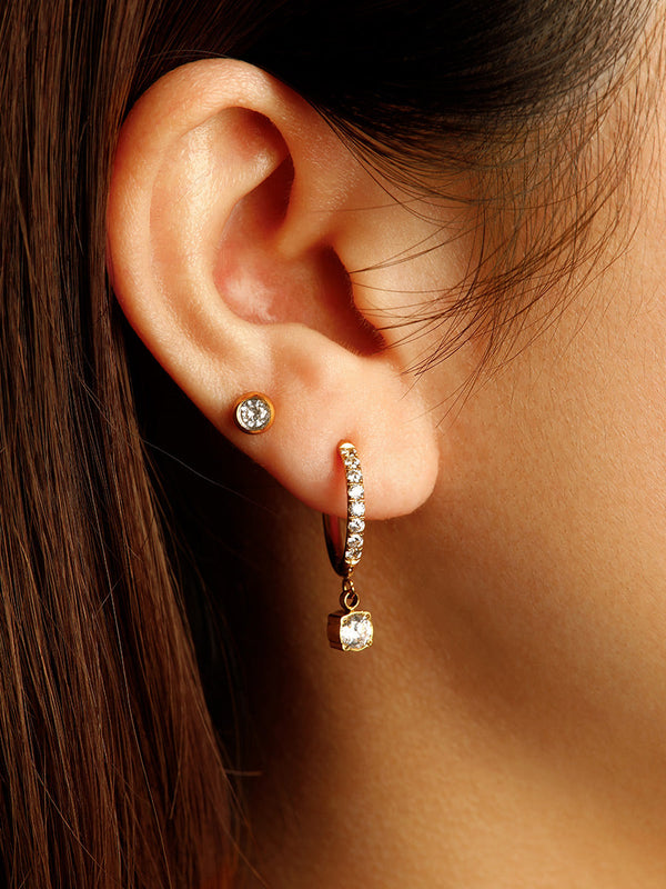 Pendientes de brillo elegante