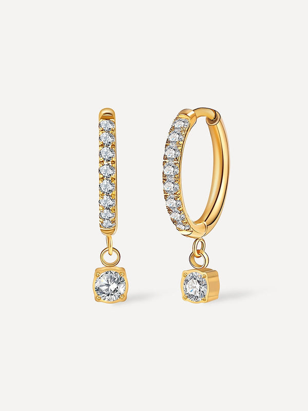 Pendientes de brillo elegante