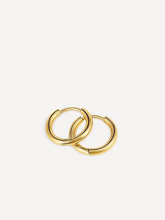 Small 14mm Slim Hoops