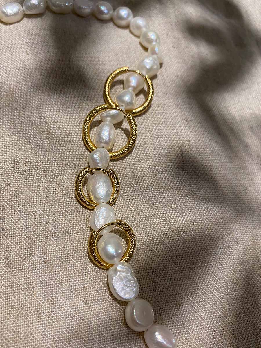 Pendientes de piel de serpiente