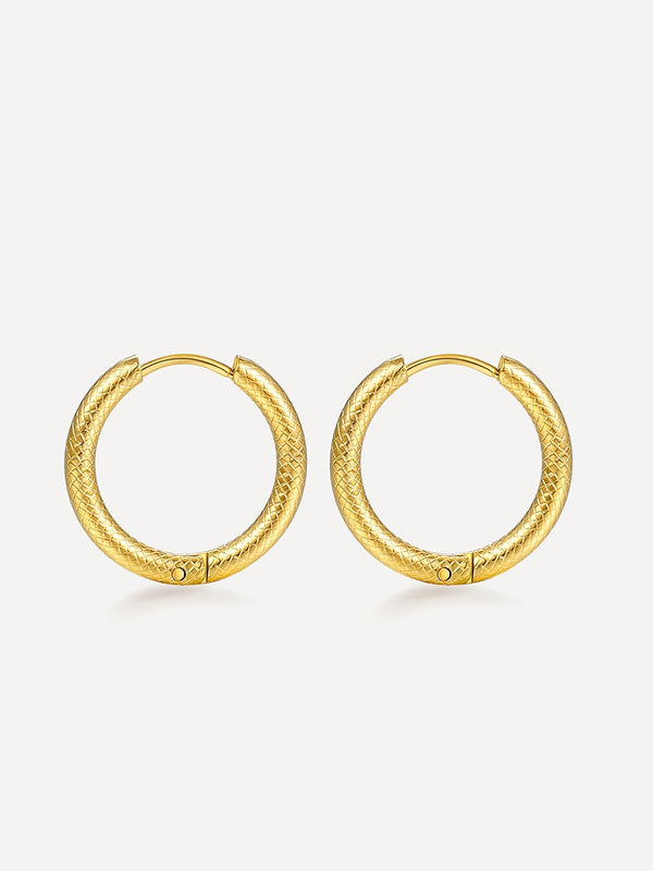 Pendientes de piel de serpiente