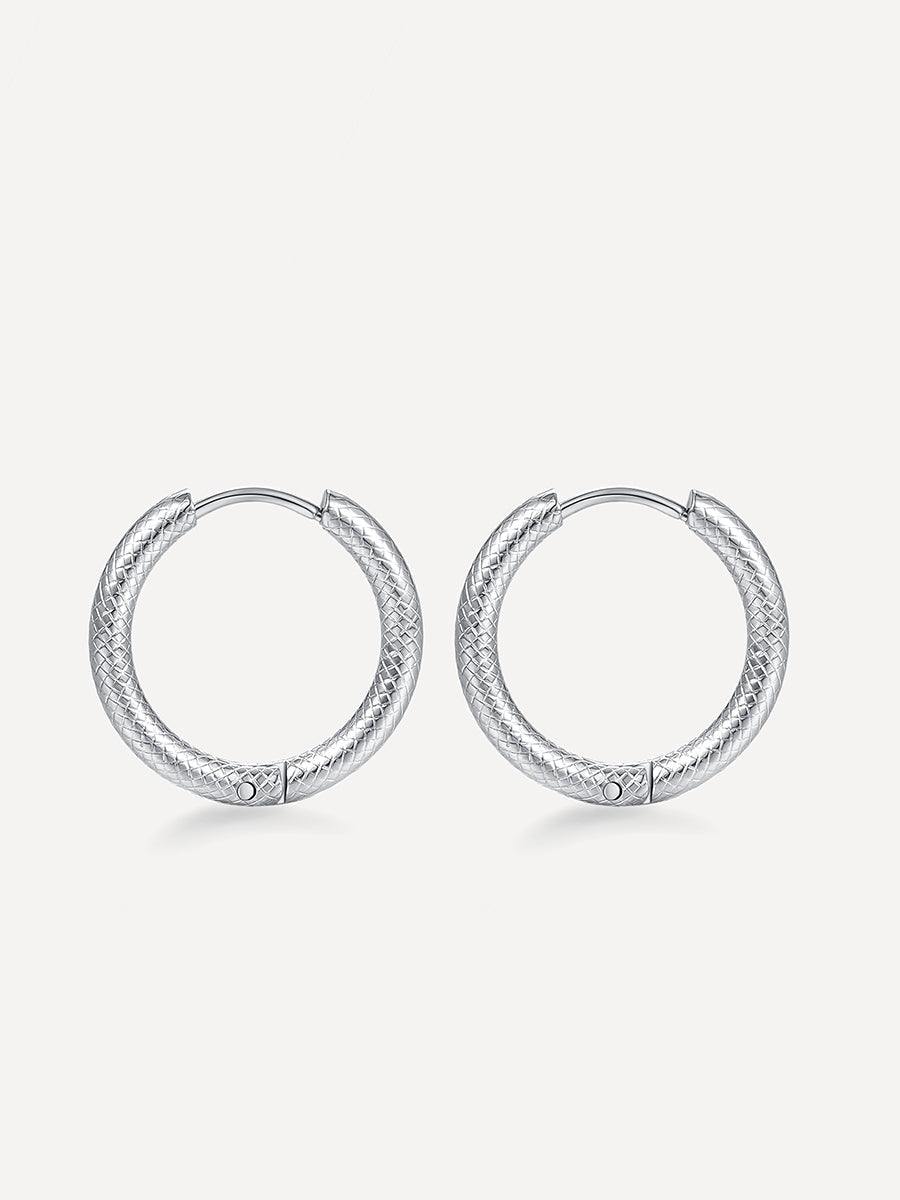 Pendientes de piel de serpiente