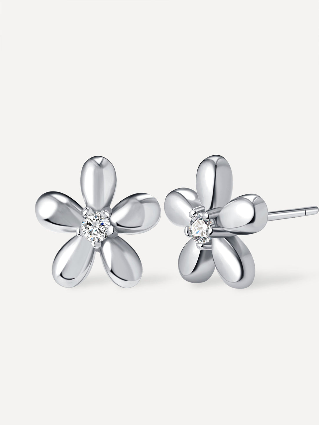 Elegantes pendientes de flores