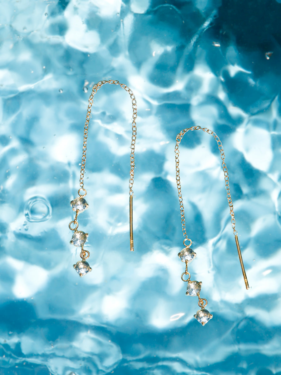 Pendientes de gota de lluvia Kaleidos