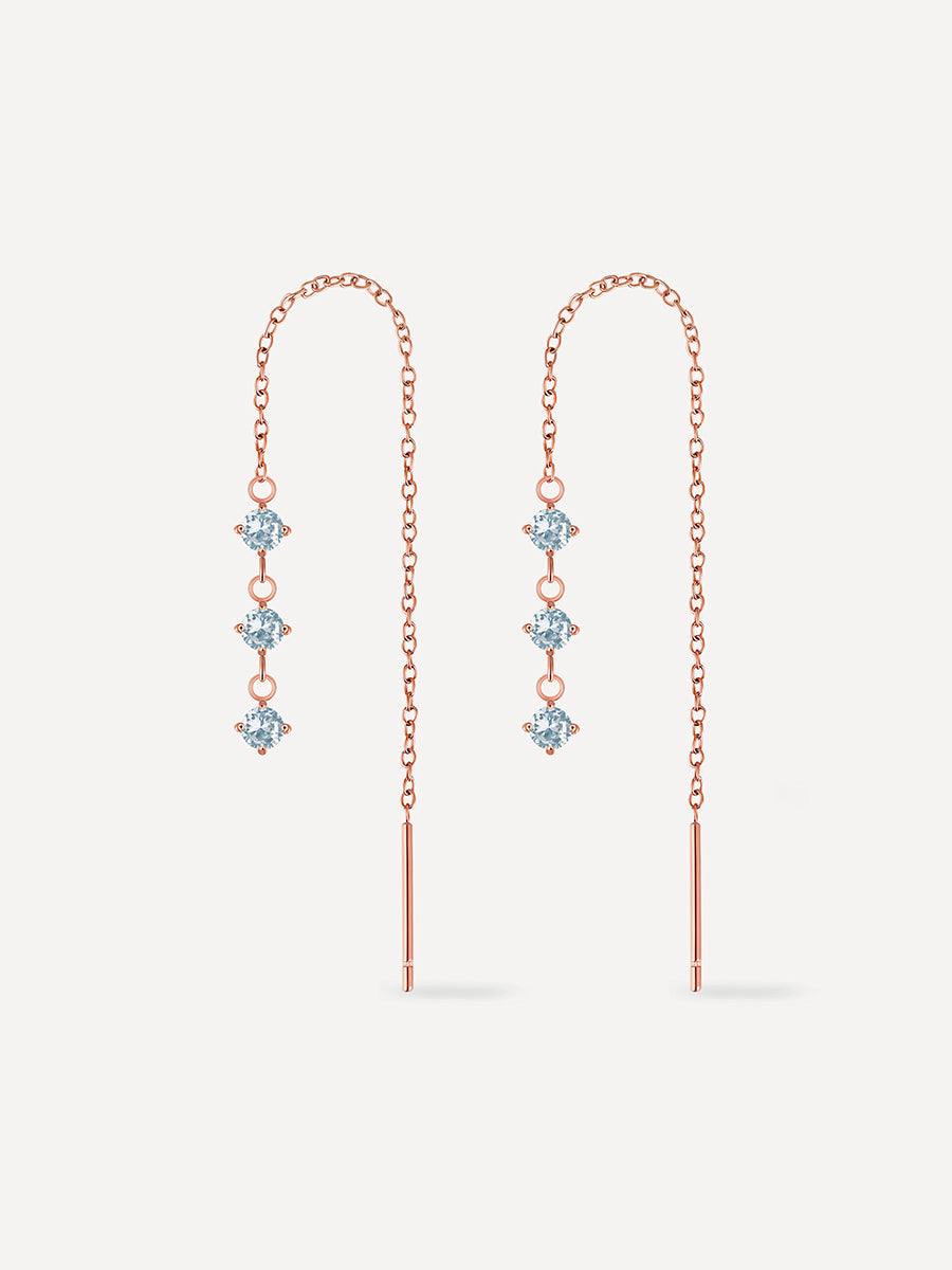 Pendientes de gota de lluvia Kaleidos