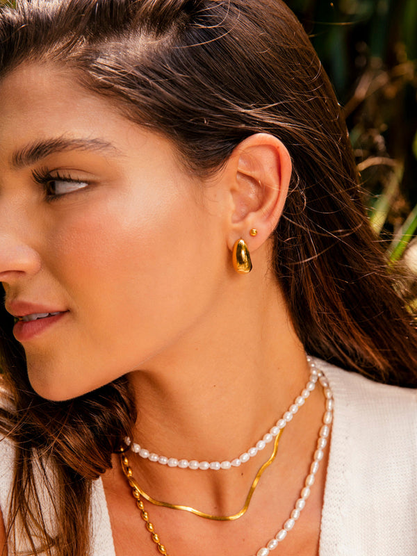 Pendientes de gota elegantes