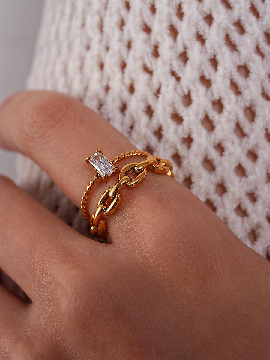 Anillo trenzado Pure Precious