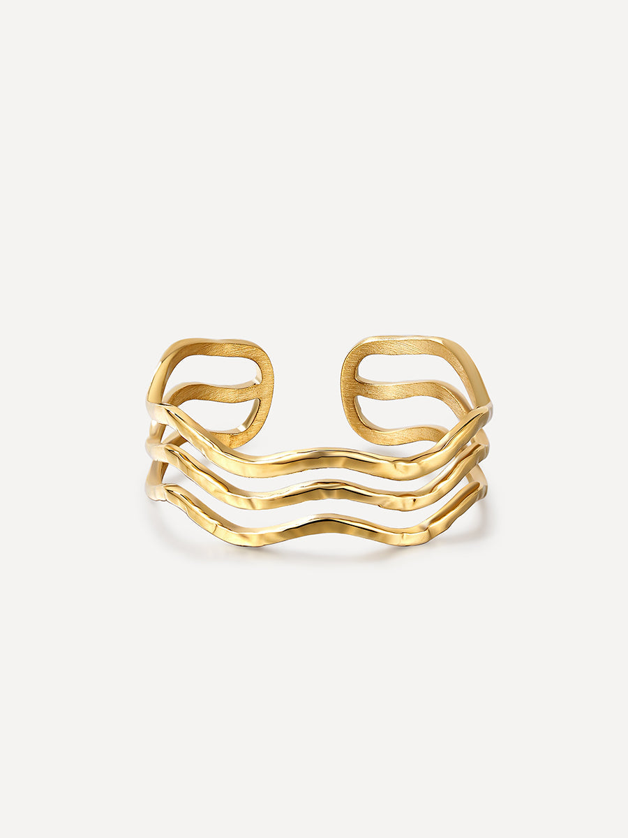 Happy Wave Ring