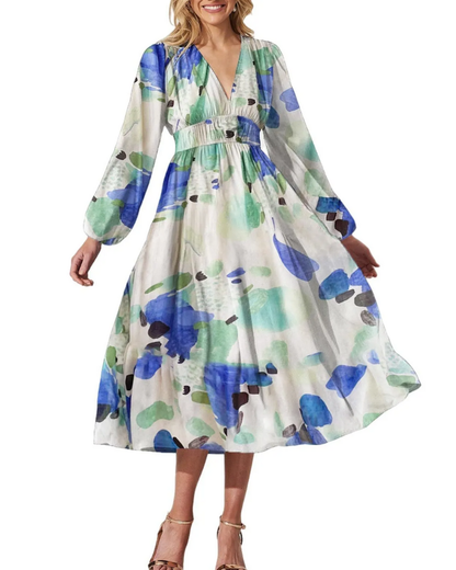 Itziar | Vestido maxi floral