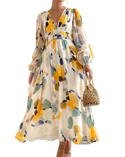 Itziar | Vestido maxi floral