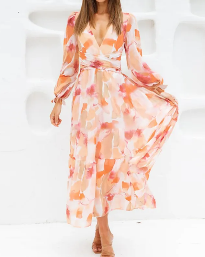 Itziar | Vestido maxi floral