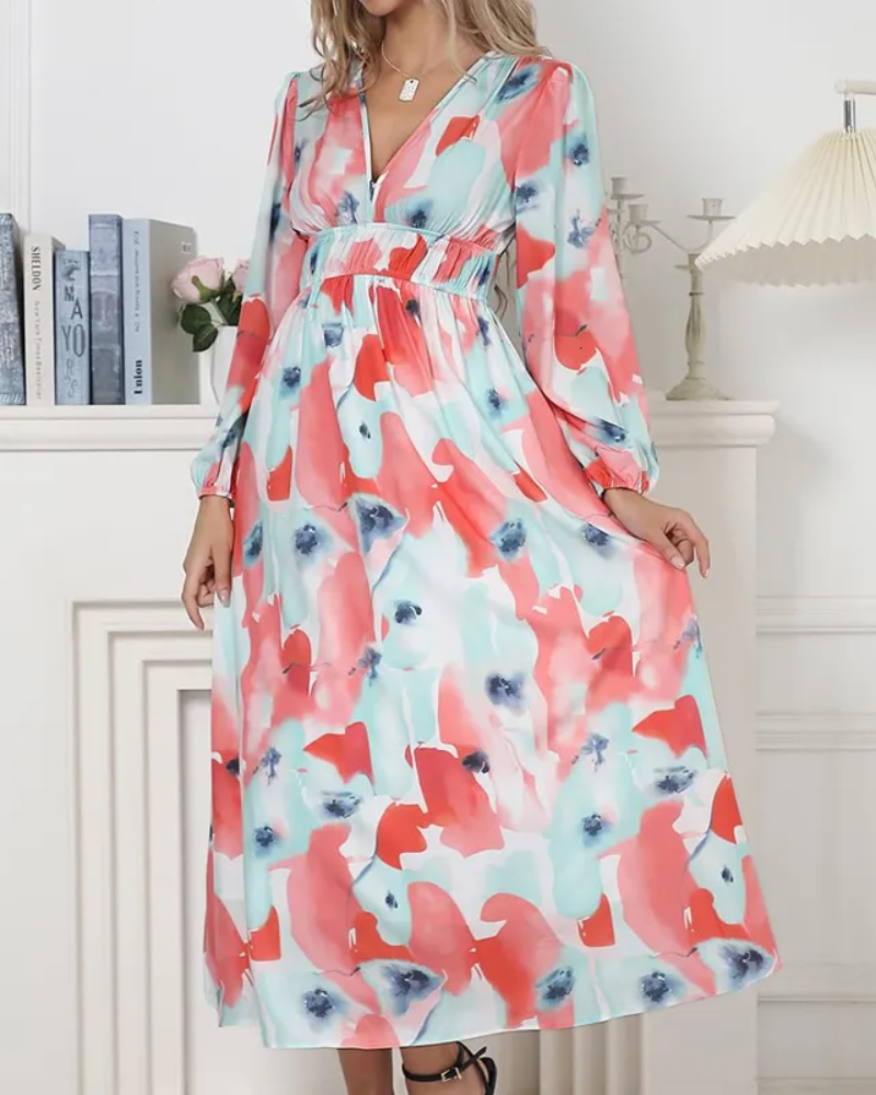 Itziar | Vestido maxi floral