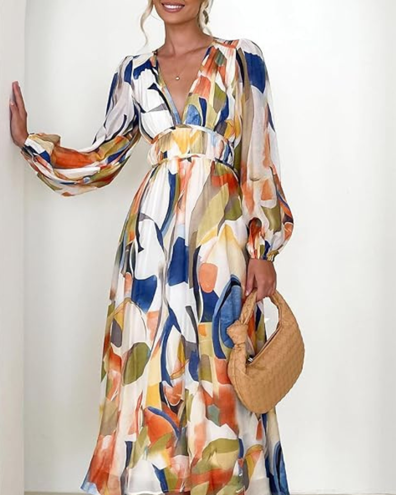 Itziar | Vestido maxi floral