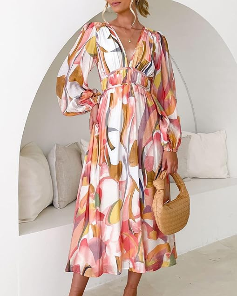 Itziar | Vestido maxi floral