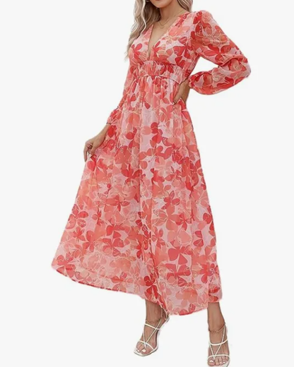 Itziar | Vestido maxi floral