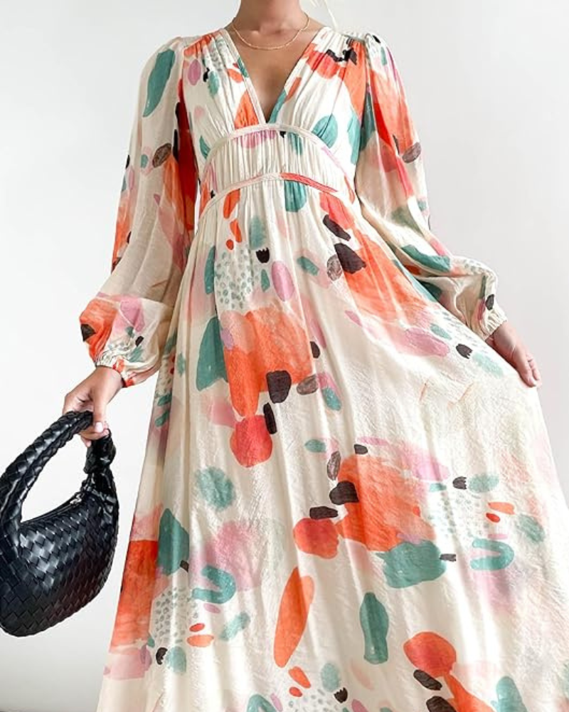 Itziar | Vestido maxi floral