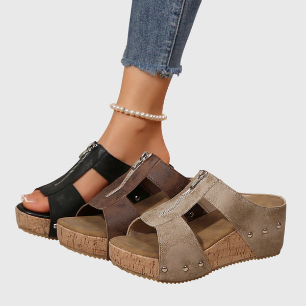 Aintzira | Sandalias Ortopédicas de Cuña