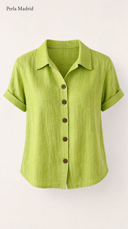 Carmen | Blusa de algodón con botones