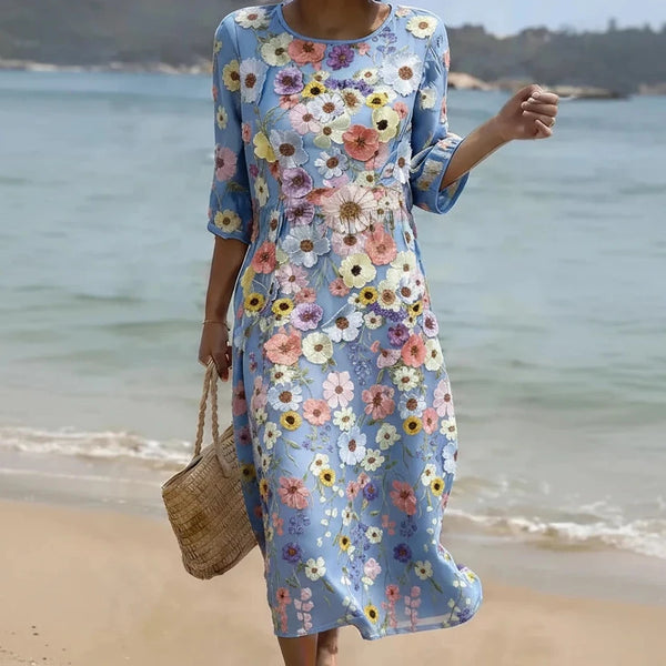 Iraide | Vestido Casual Estampado Floral
