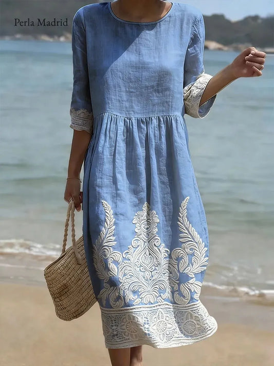 Bihotz | Vestido Casual Estampado Floral