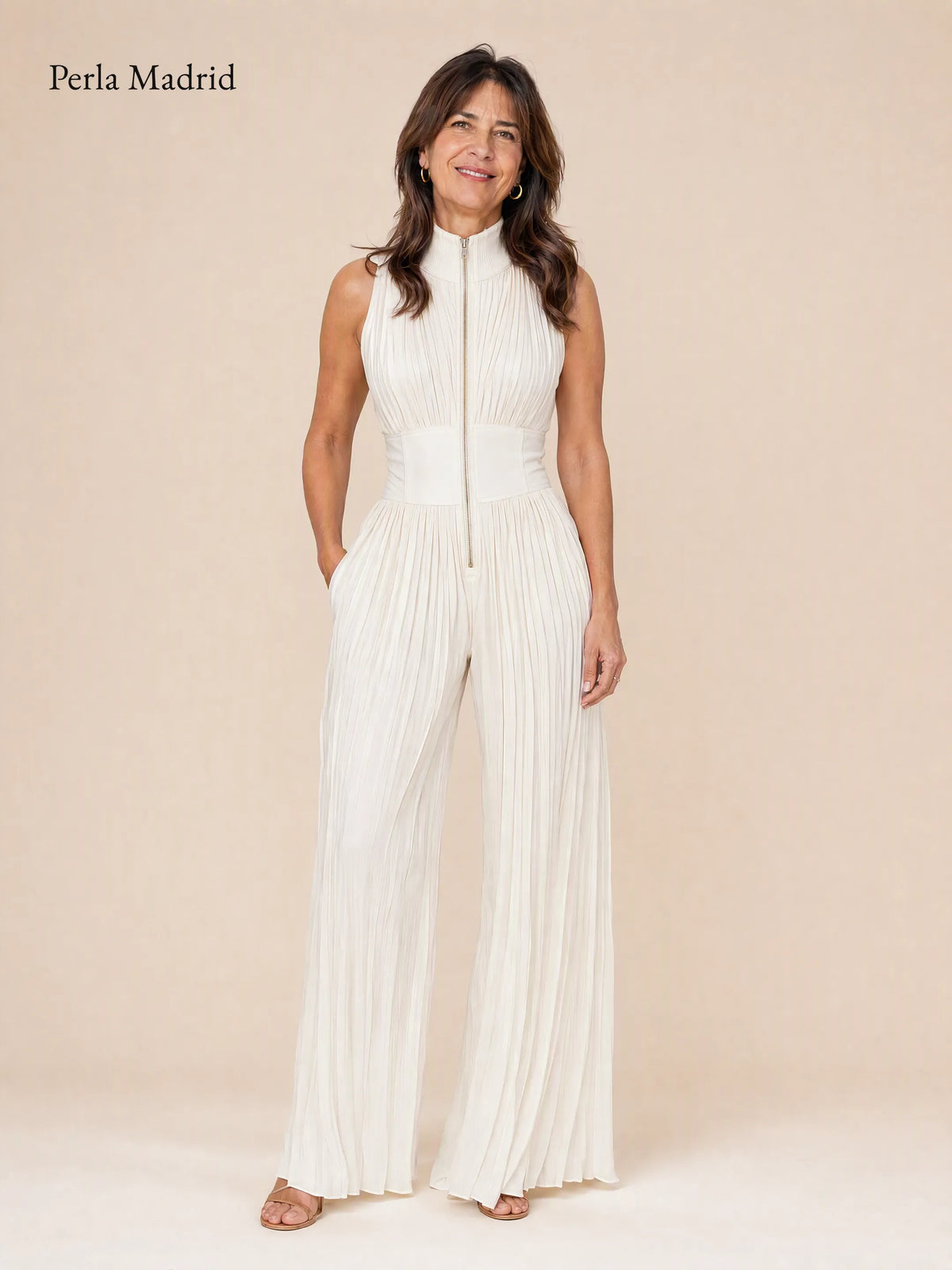 Flor | Mono Chiffon Plisado *