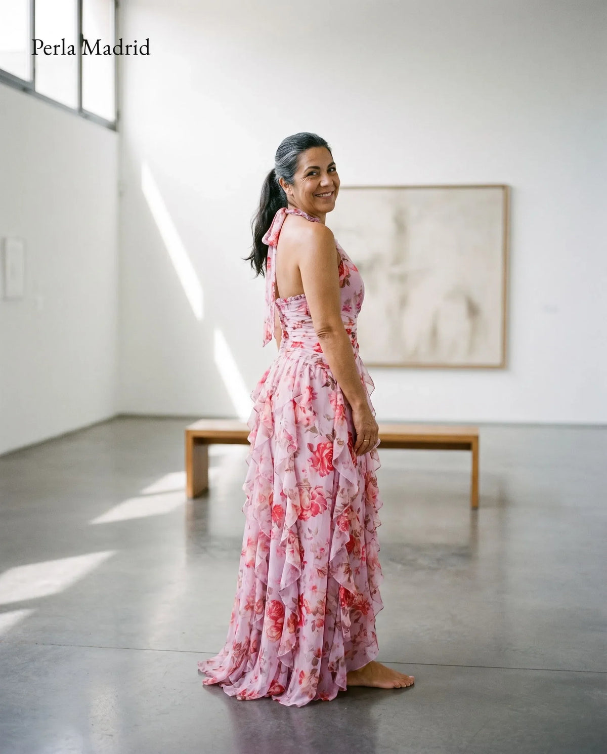 Concepció | Vestido Largo Floral Halter